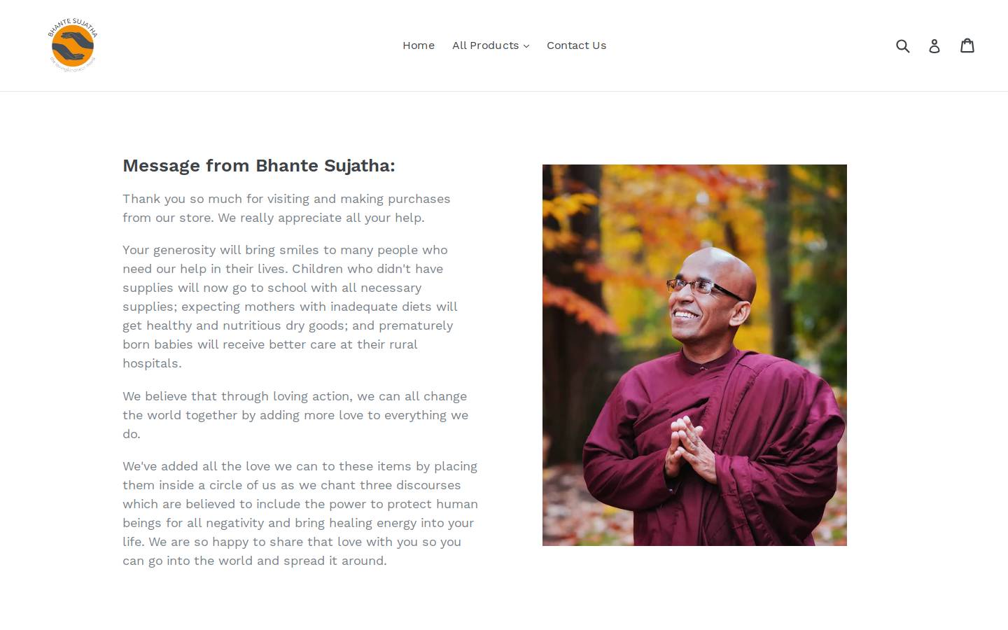 chooselovingkindness.org homepage screenshot