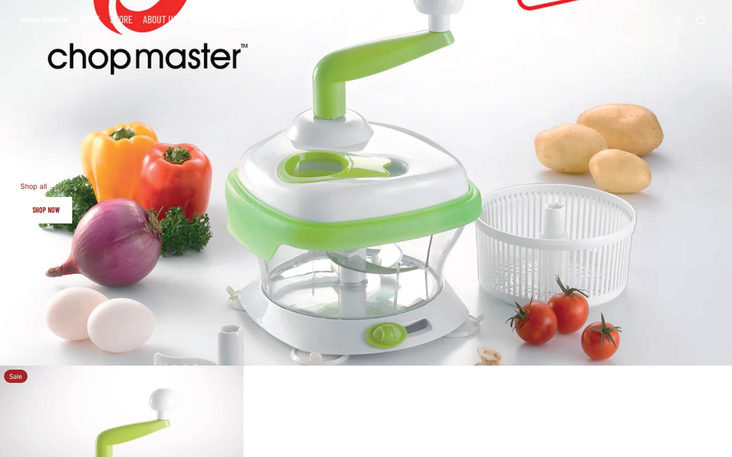 chopmaster.ca homepage screenshot