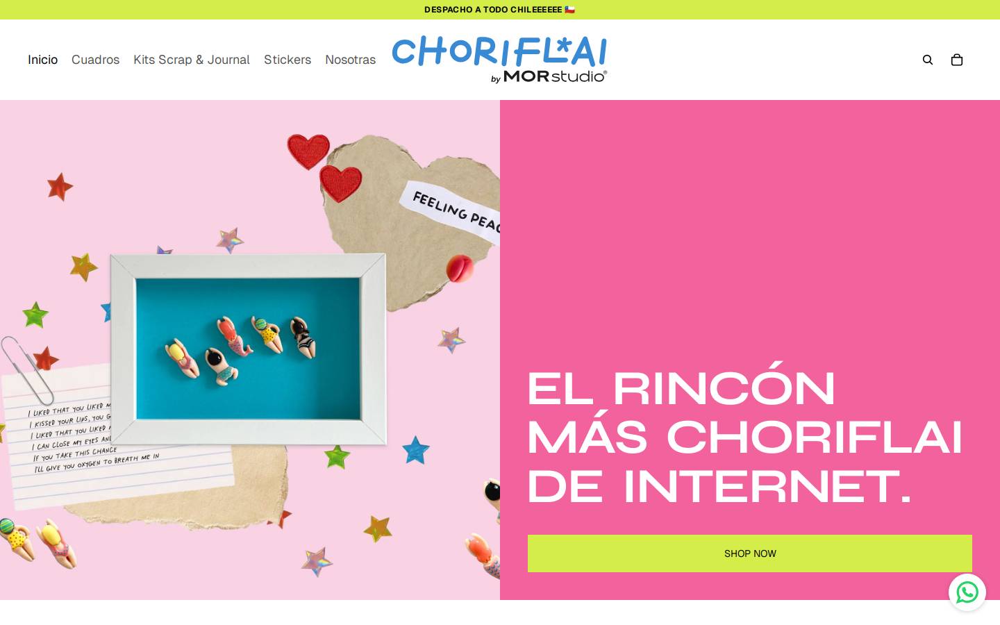 choriflai.cl homepage screenshot