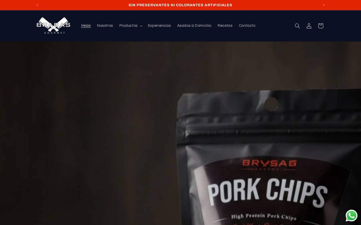chorizos.cl homepage screenshot
