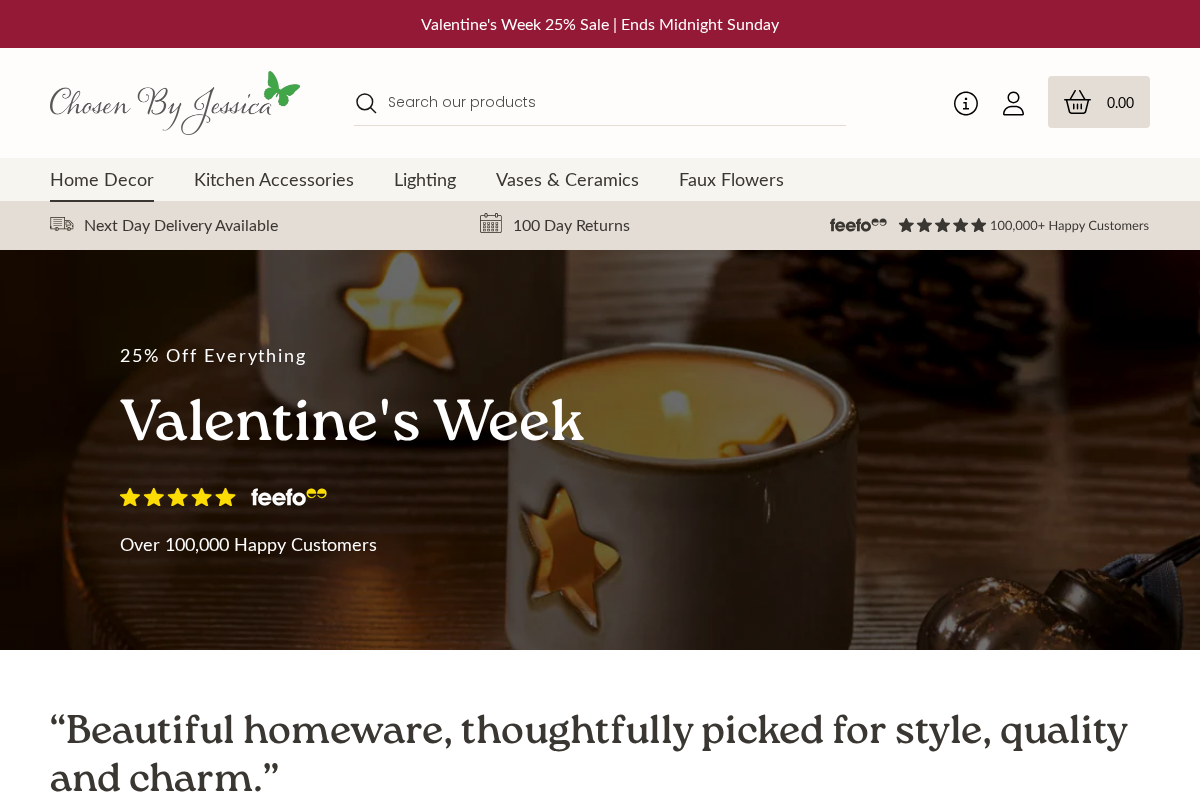 Chosenbyjessica homepage screenshot