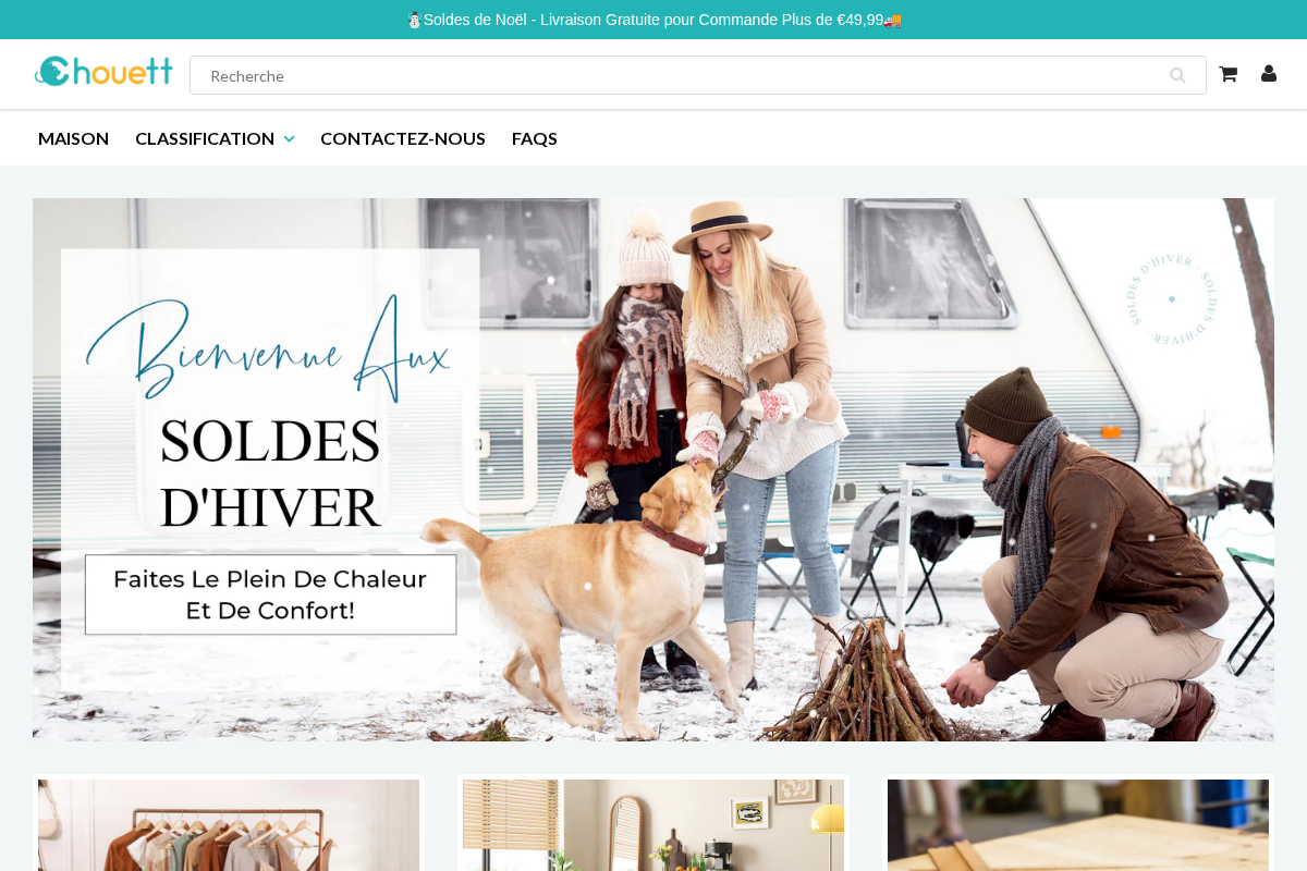 Chouett homepage screenshot