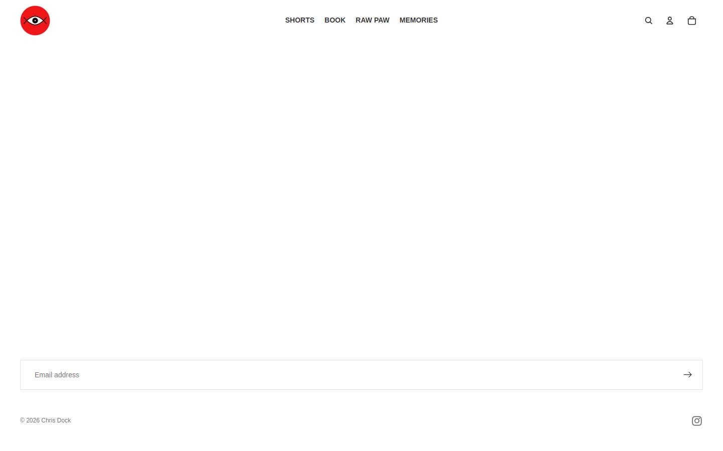 chrisdock.com homepage screenshot