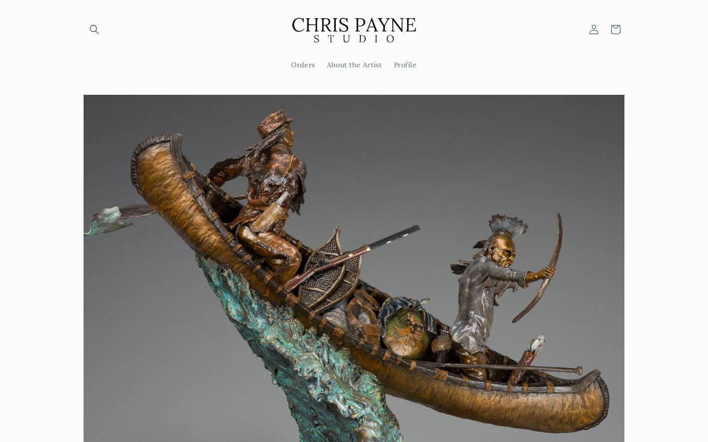 chrispaynestudio.com homepage screenshot