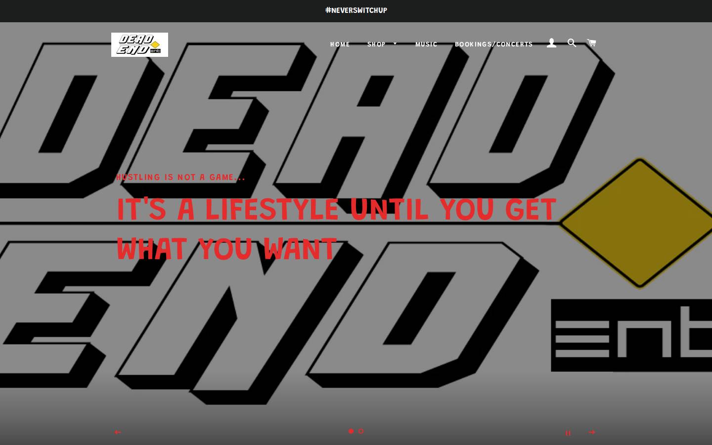 chrispdeadend.com homepage screenshot