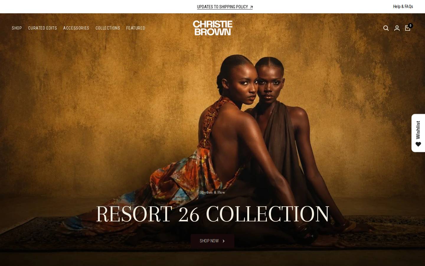 christiebrownonline.com homepage screenshot