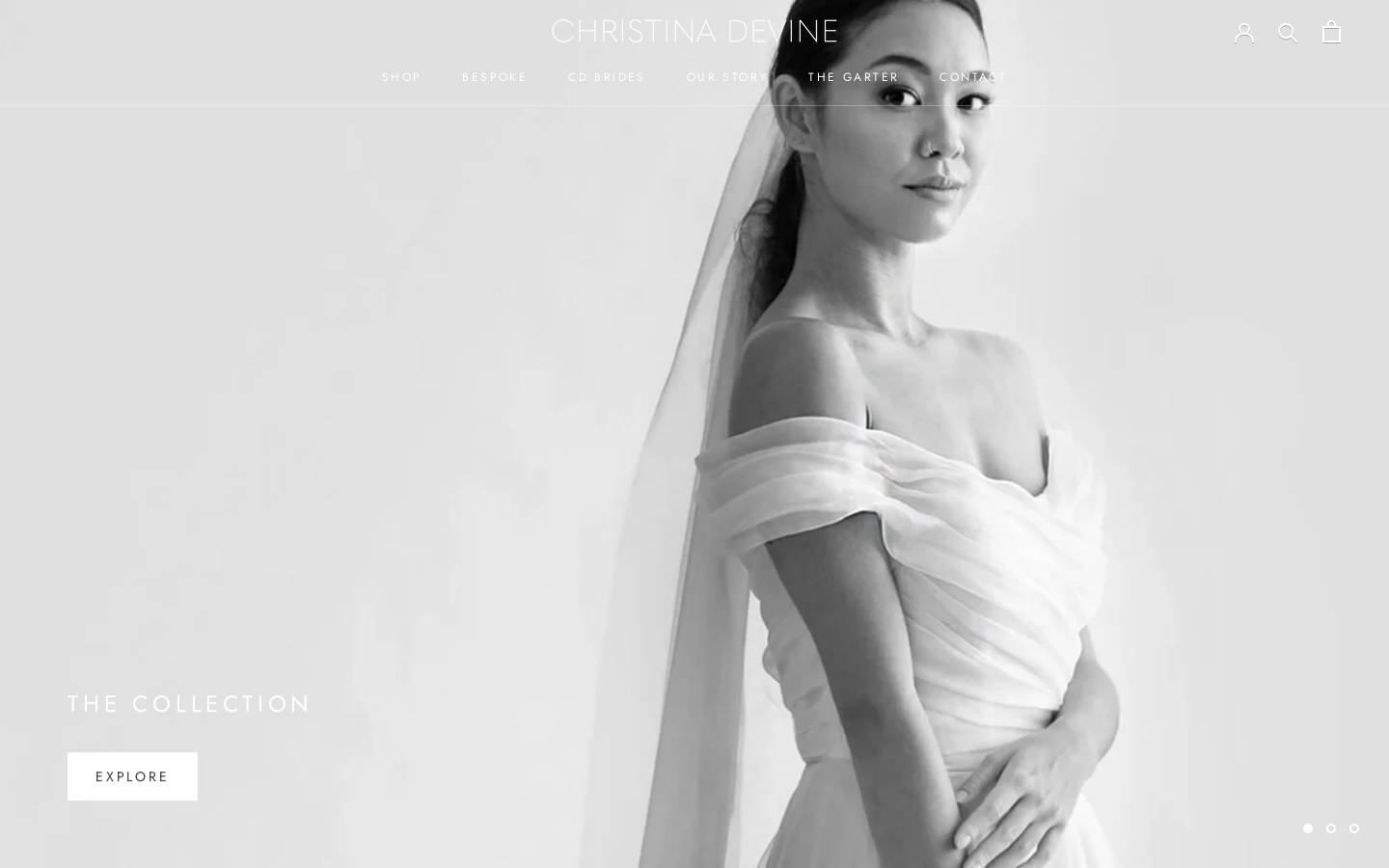 christinadevinestudio.com homepage screenshot