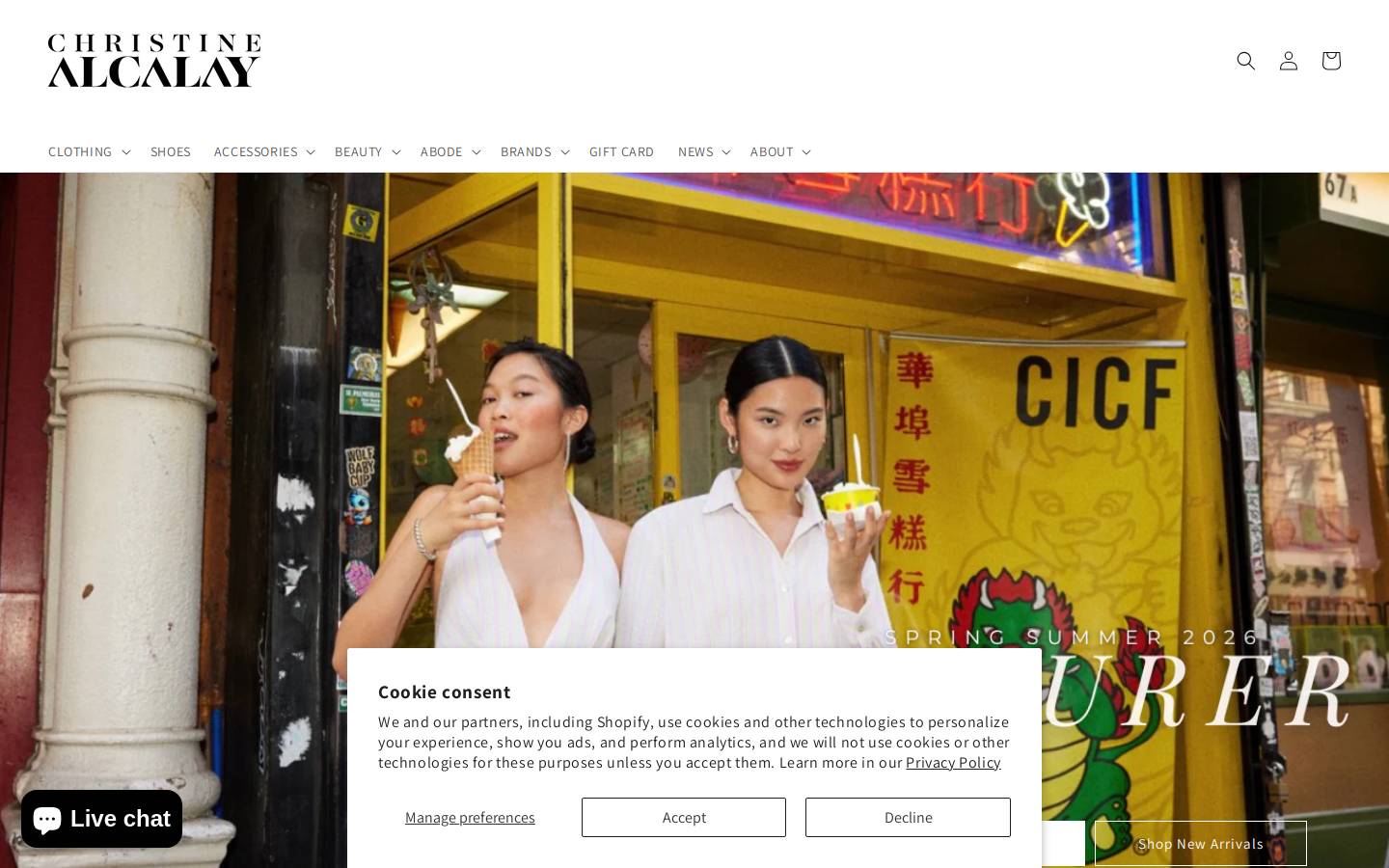 christinealcalay.com homepage screenshot