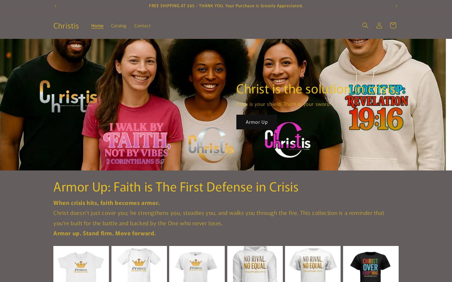 christis.shop homepage screenshot