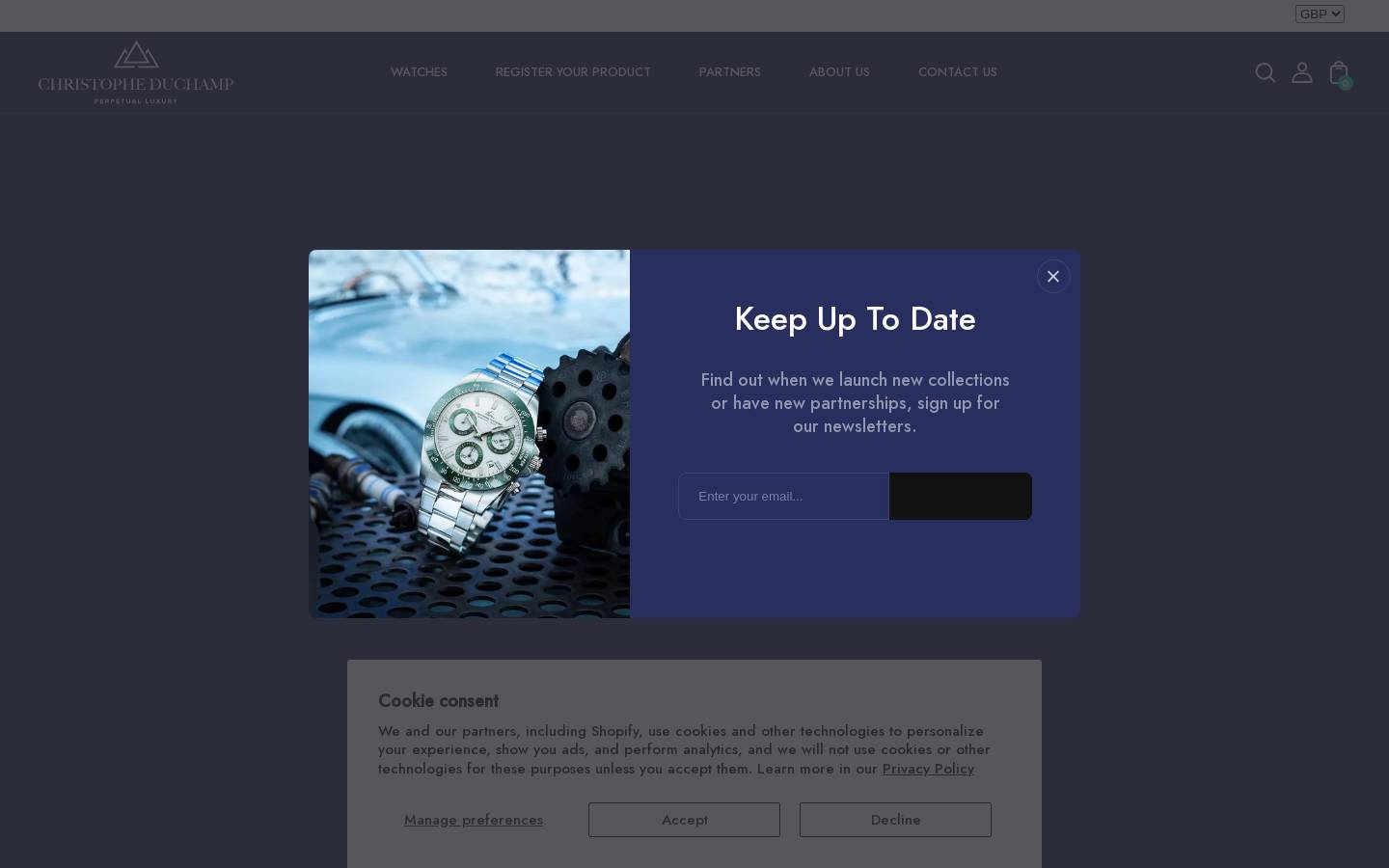 Christopheduchamp homepage screenshot