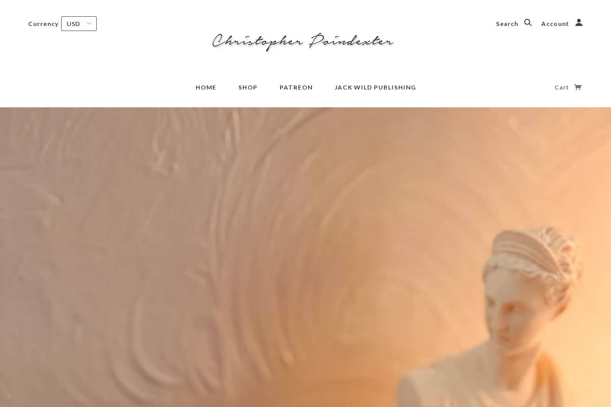 christopherpoindexter.org homepage screenshot