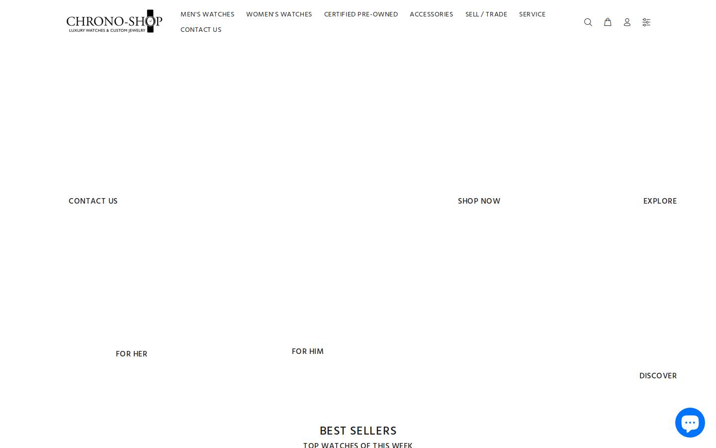 chronoshoppr.com homepage screenshot