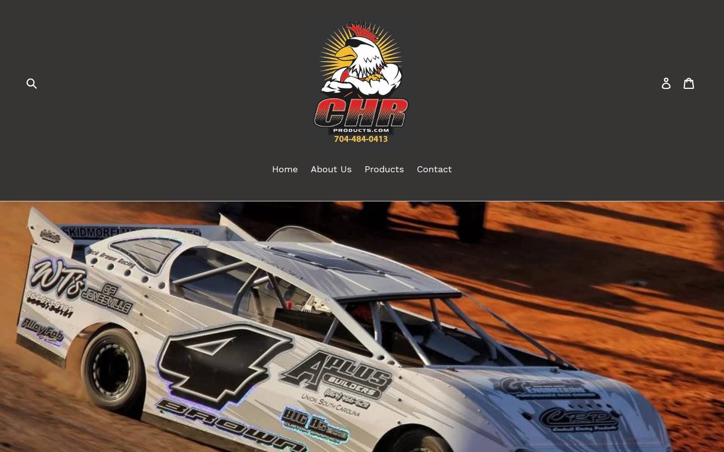 chrproducts.com homepage screenshot