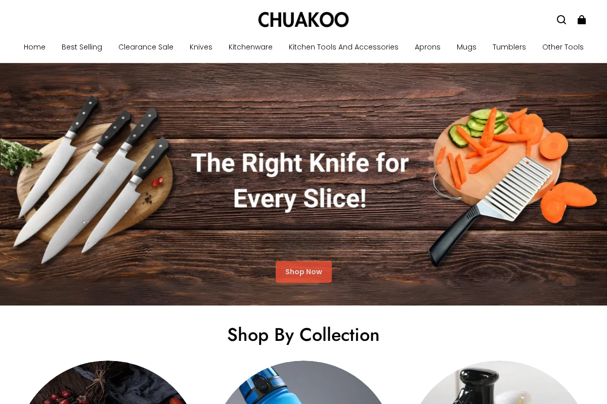 Chuakoo homepage screenshot