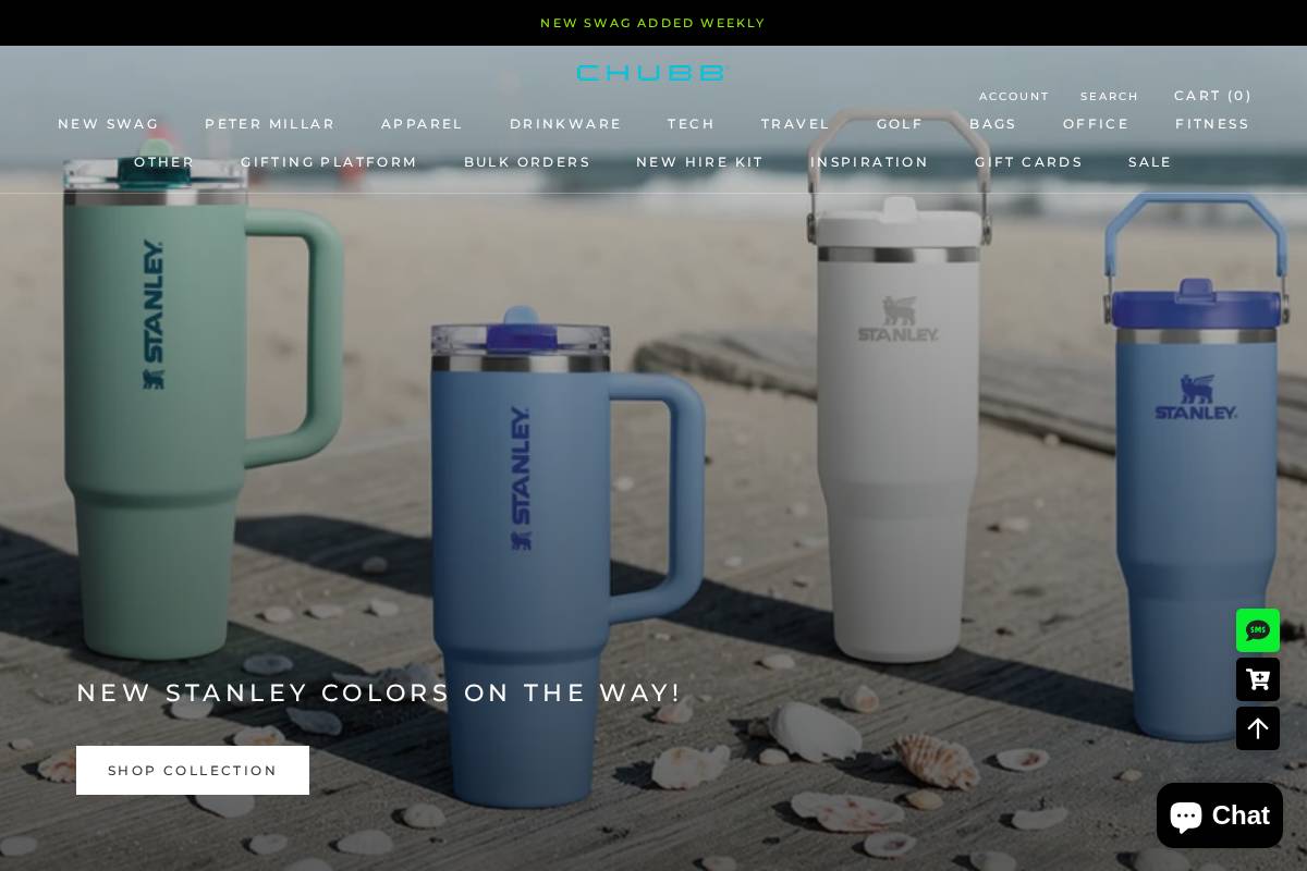 Chubb (European Region) homepage screenshot