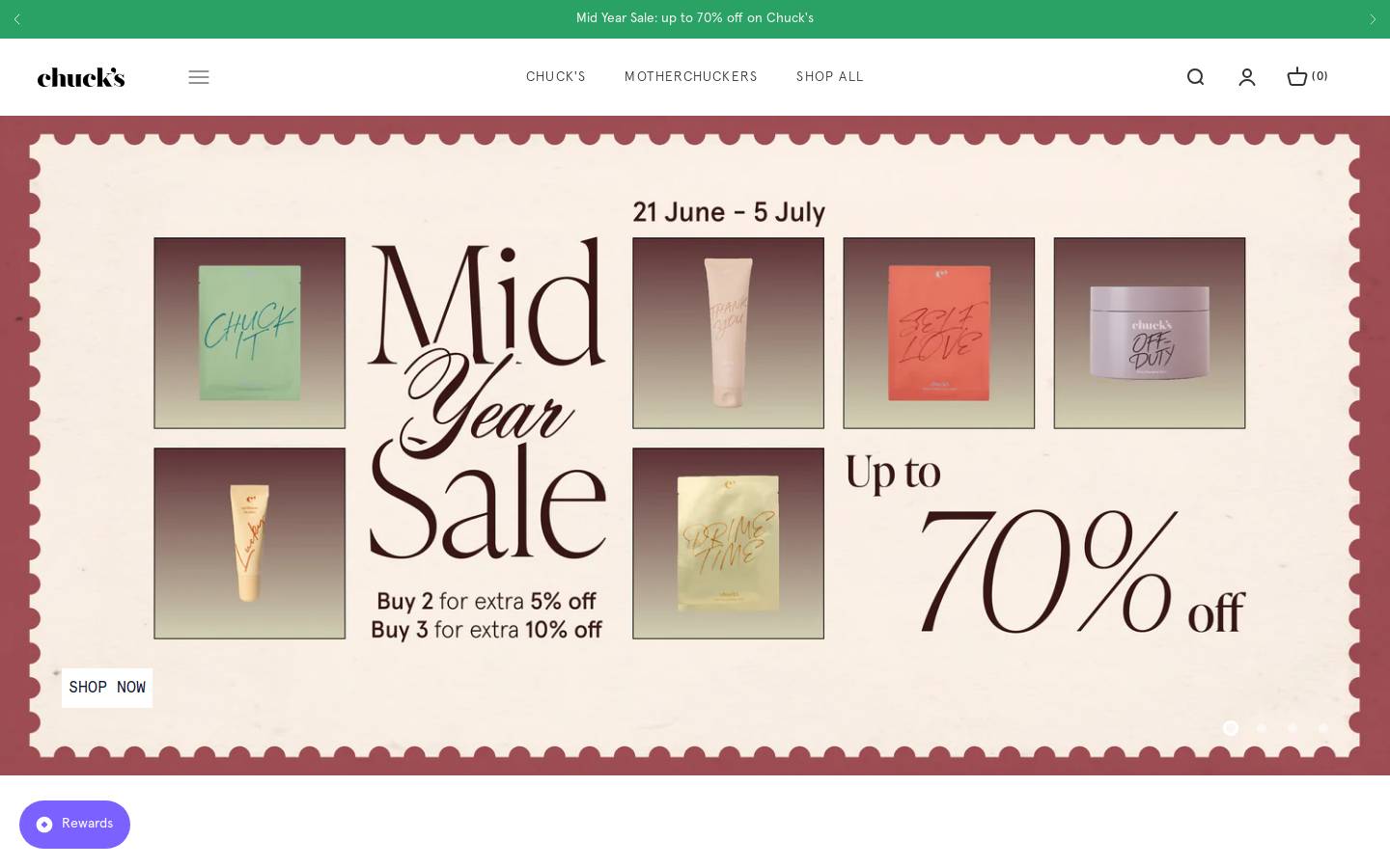 chuck-s.co homepage screenshot