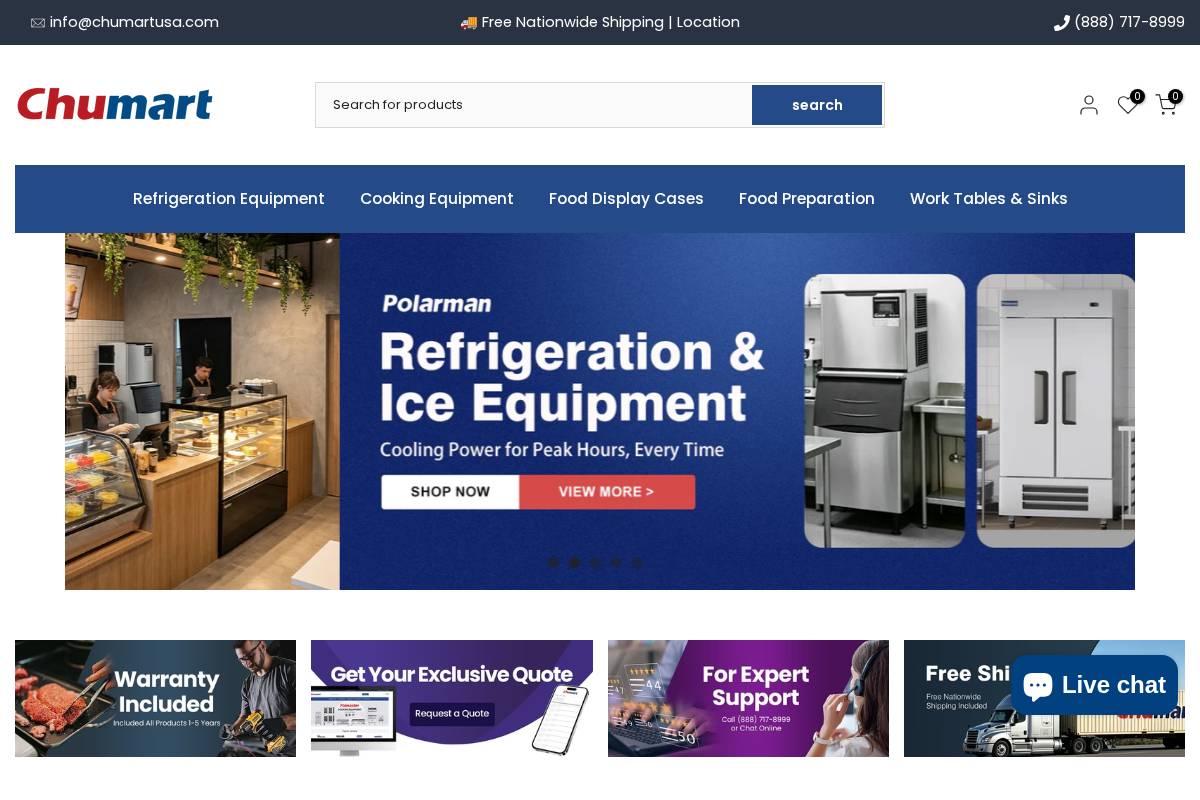 chumartusa.com homepage screenshot