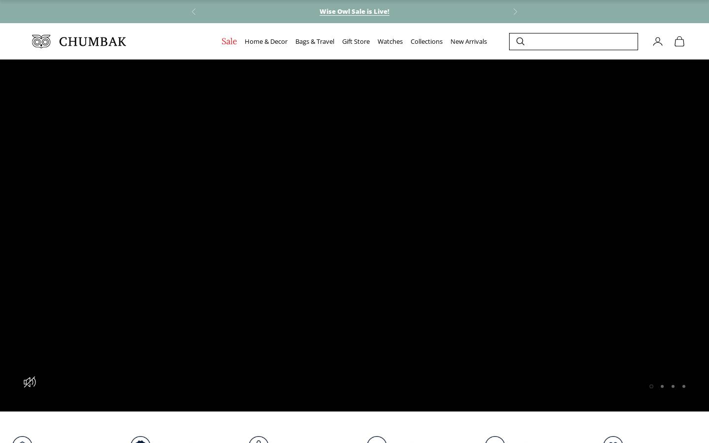 Chumbak homepage screenshot