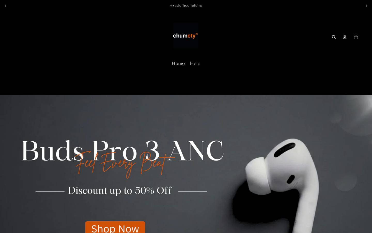 chumety.com homepage screenshot