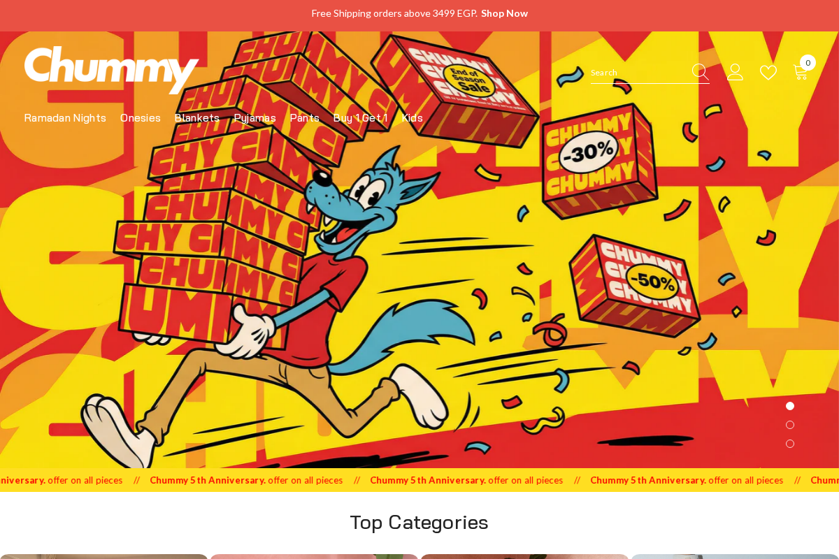 Chummy homepage screenshot