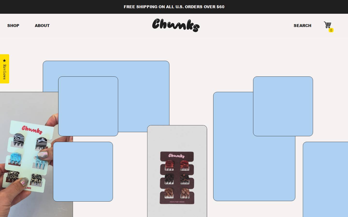 chunks.shop homepage screenshot