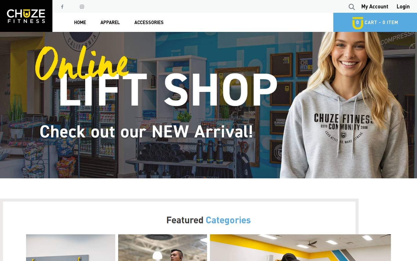 chuzefitness.com homepage screenshot