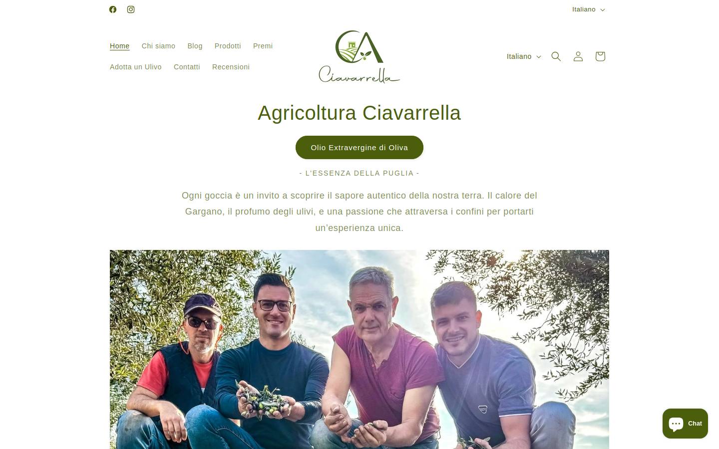 ciavarrella.com homepage screenshot