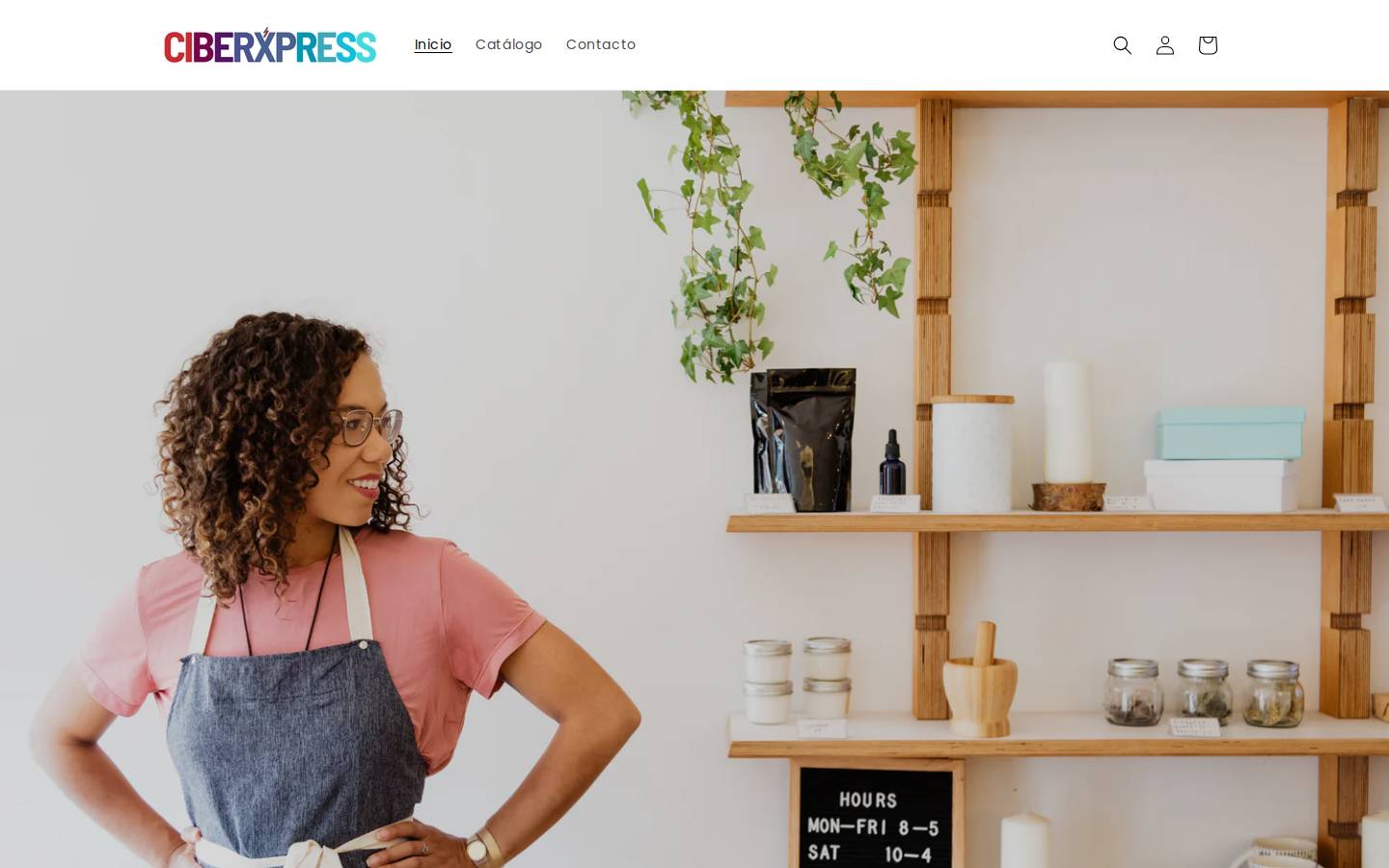 ciberxpress.com homepage screenshot