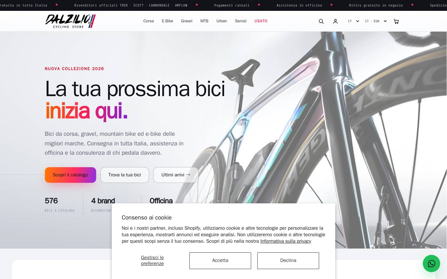 ciclidalzilio.com homepage screenshot