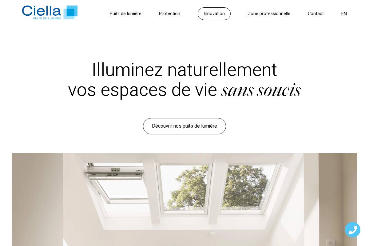 ciella.ca homepage screenshot