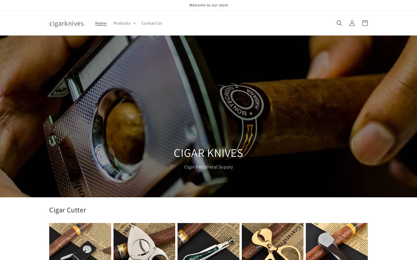 cigarknives.com homepage screenshot