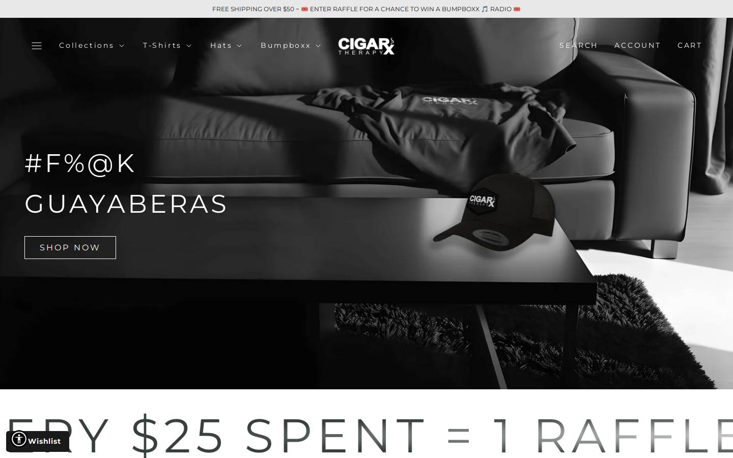 cigarxtherapy.com homepage screenshot