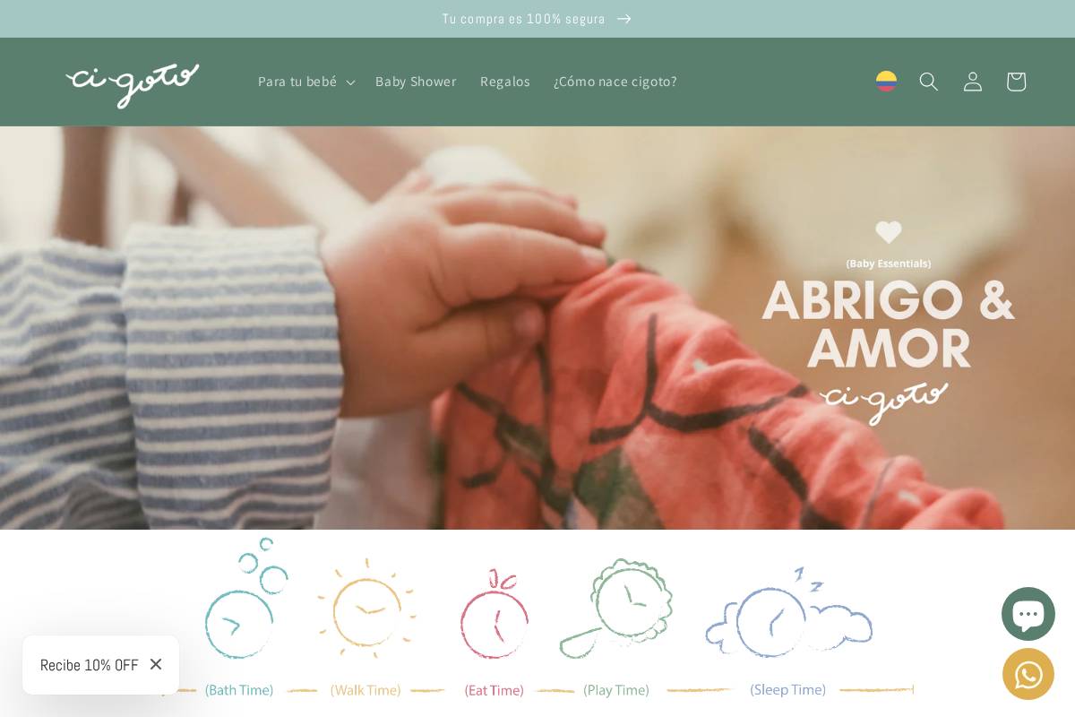 cigoto.co homepage screenshot