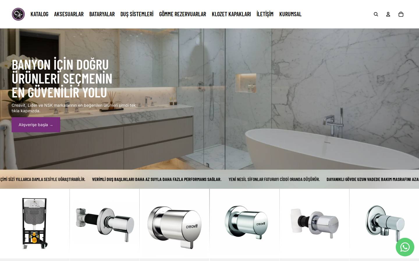 cikahome.com.tr homepage screenshot