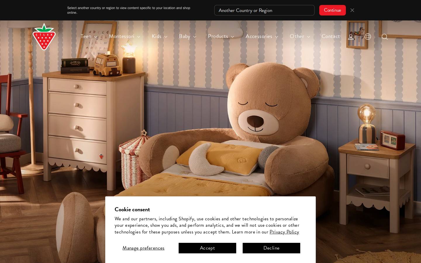 cilekworld.com homepage screenshot