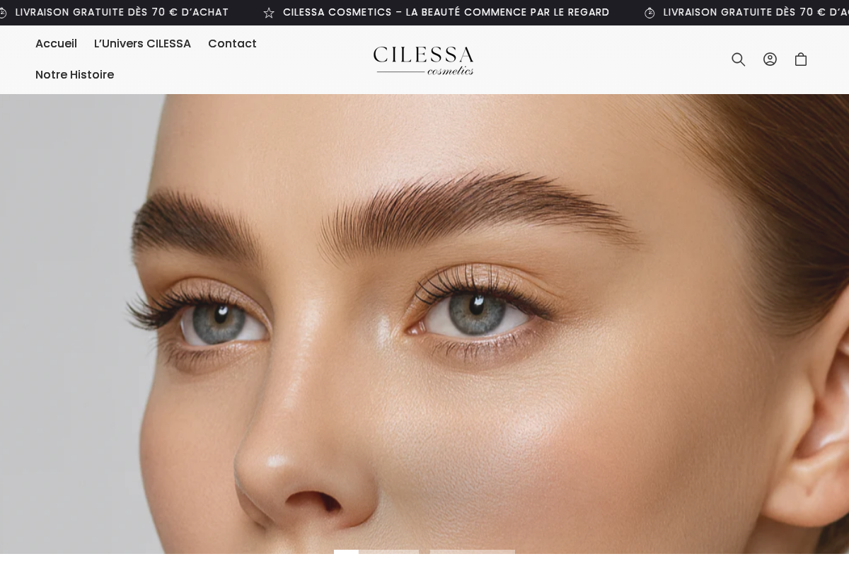cilessa.com homepage screenshot