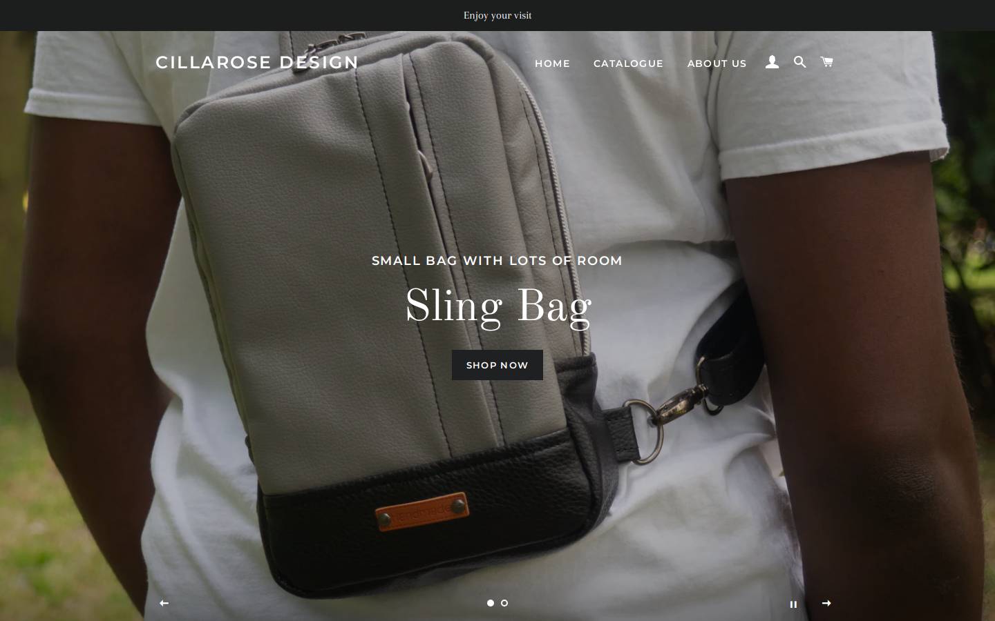 cillarosedesign.com homepage screenshot