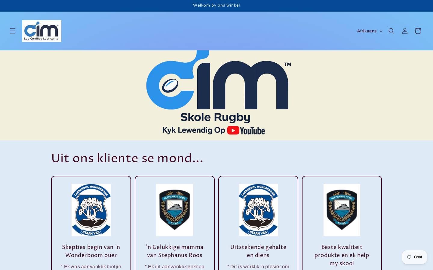 cimcleanmyschool.com homepage screenshot