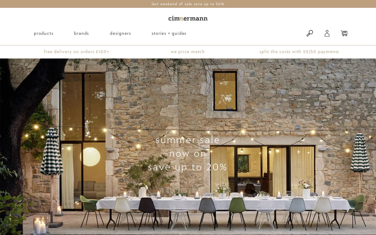 Cimmermann homepage screenshot