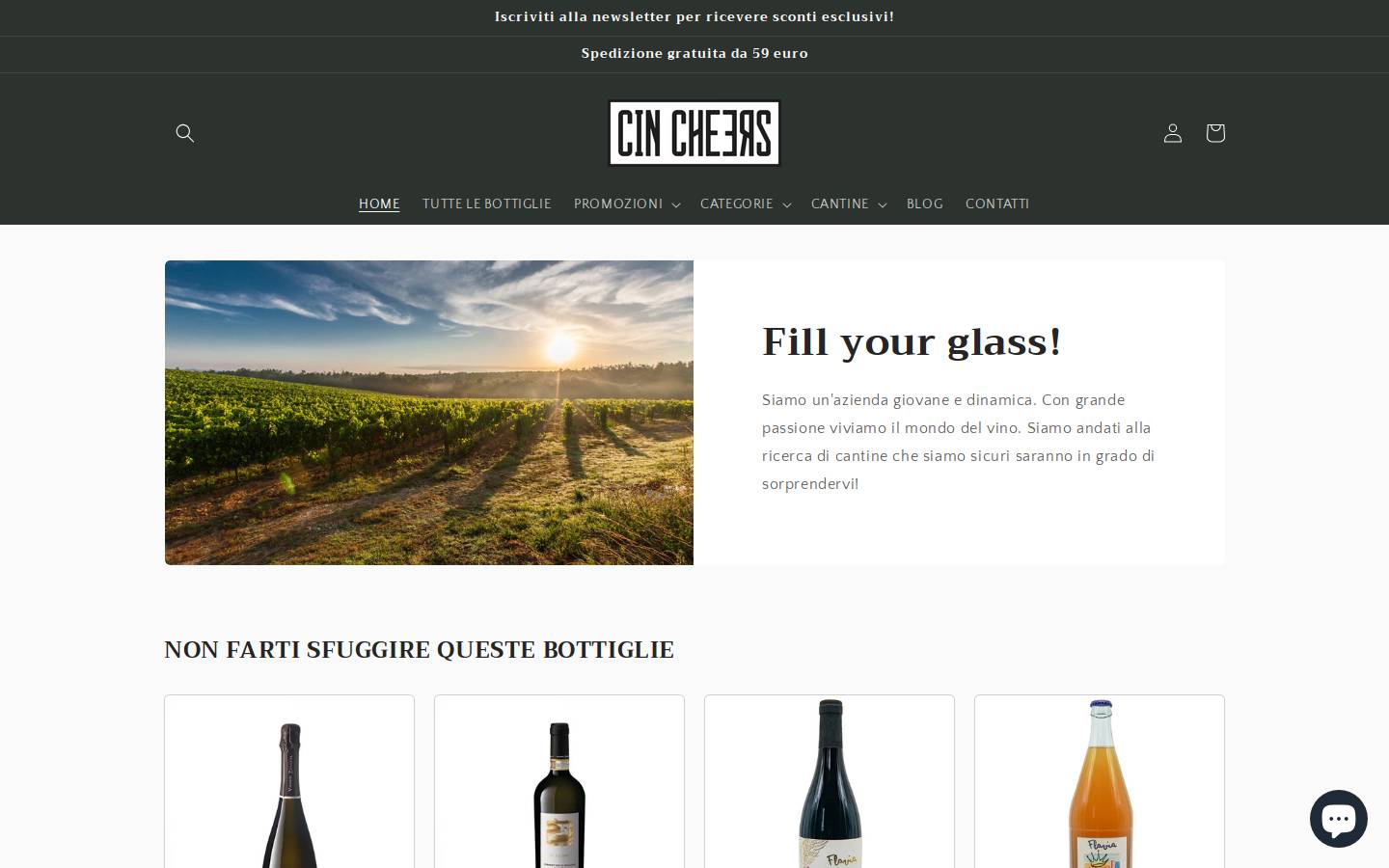 cincheers.com homepage screenshot