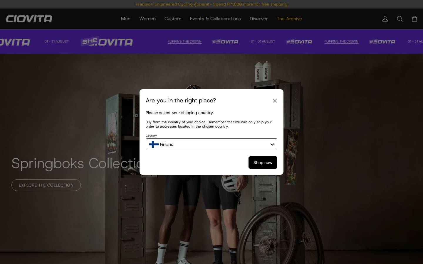 ciovita.co.za homepage screenshot