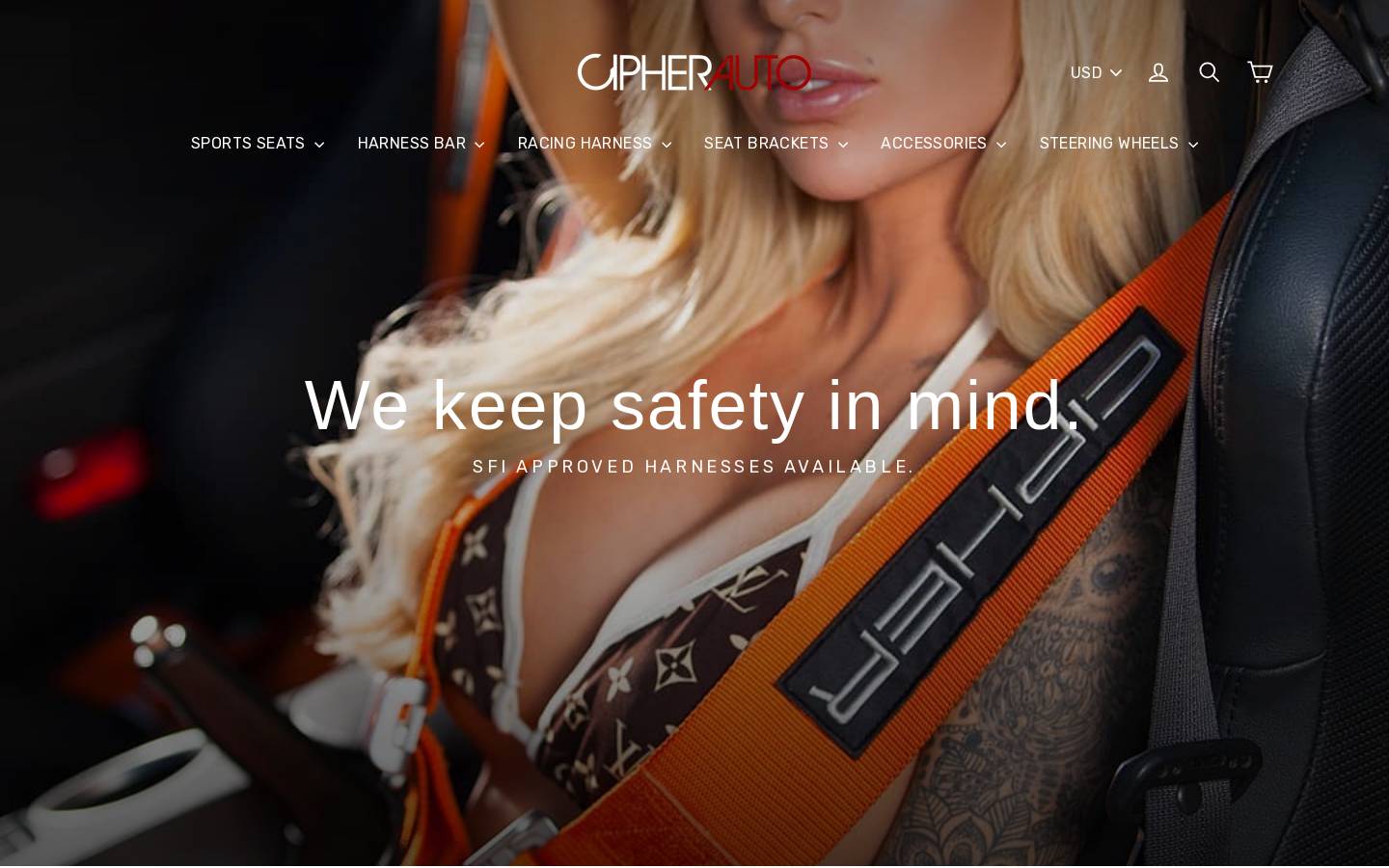 cipherauto.com homepage screenshot