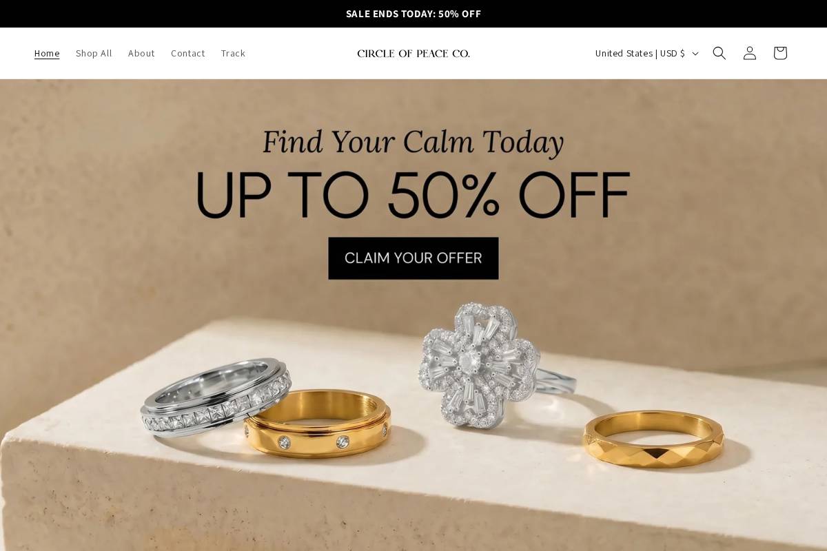 Circleofpeaceco homepage screenshot