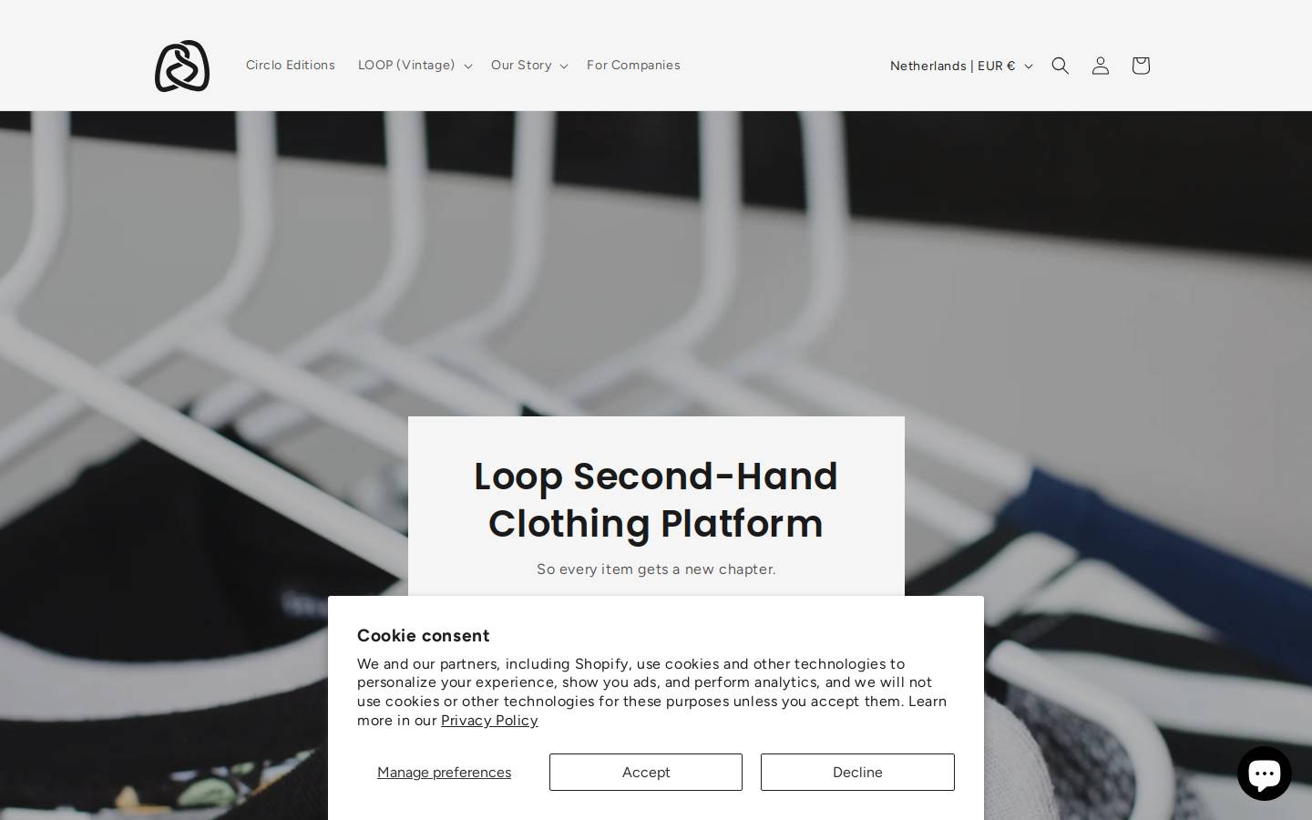 circlo-loop.nl homepage screenshot