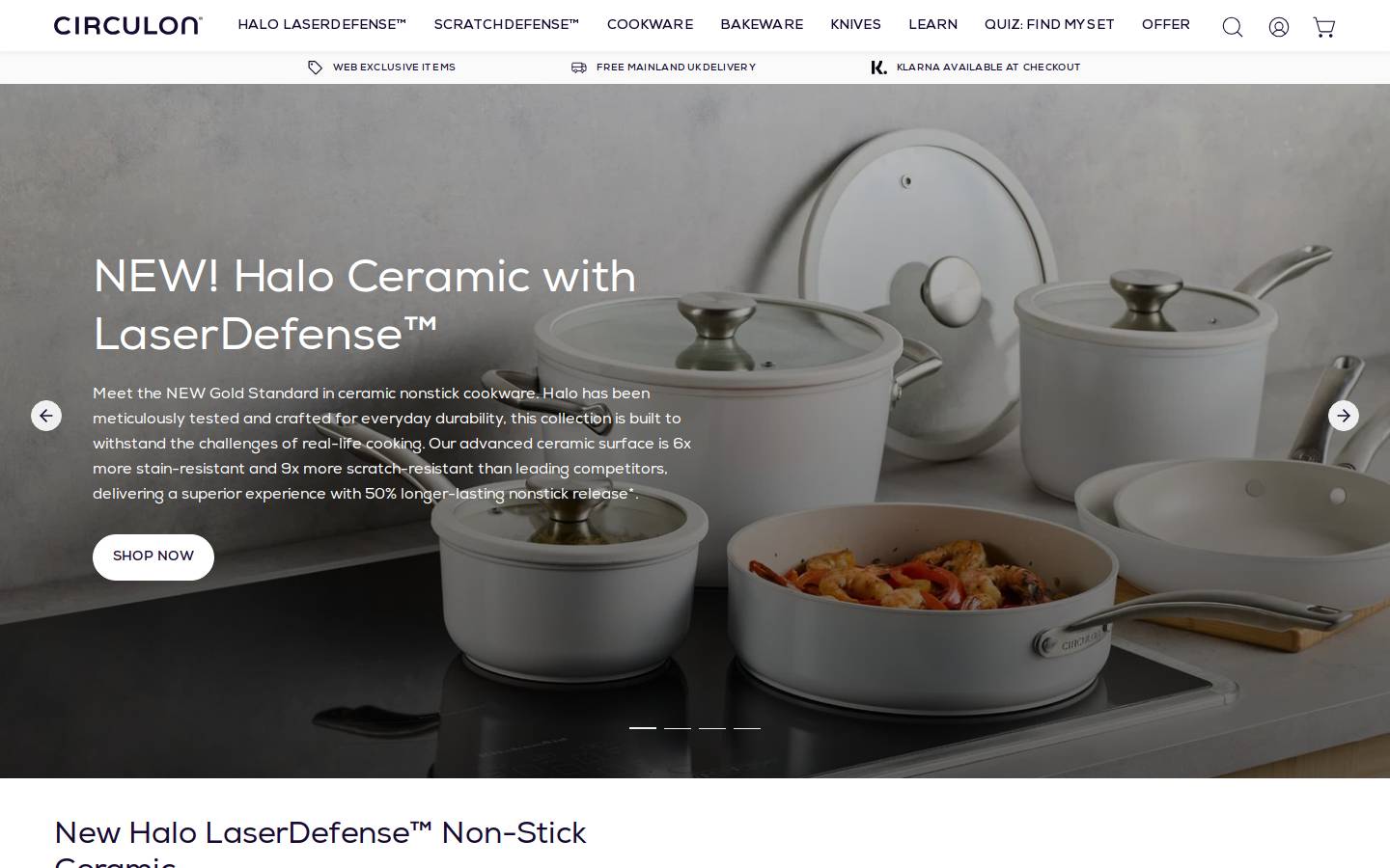 Circulon homepage screenshot