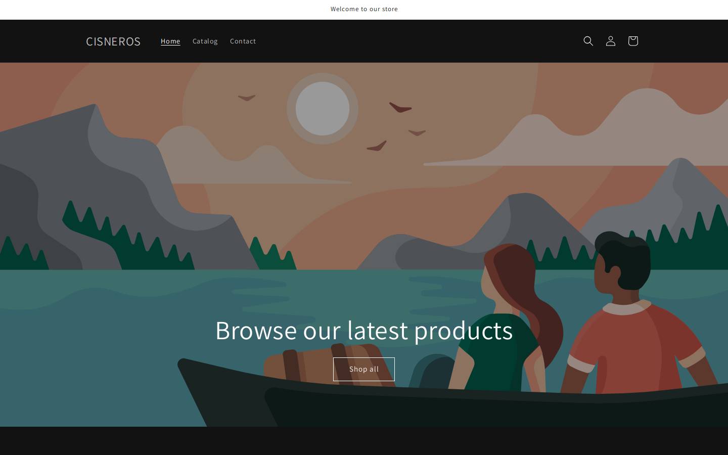 cisnerosclothing.com homepage screenshot