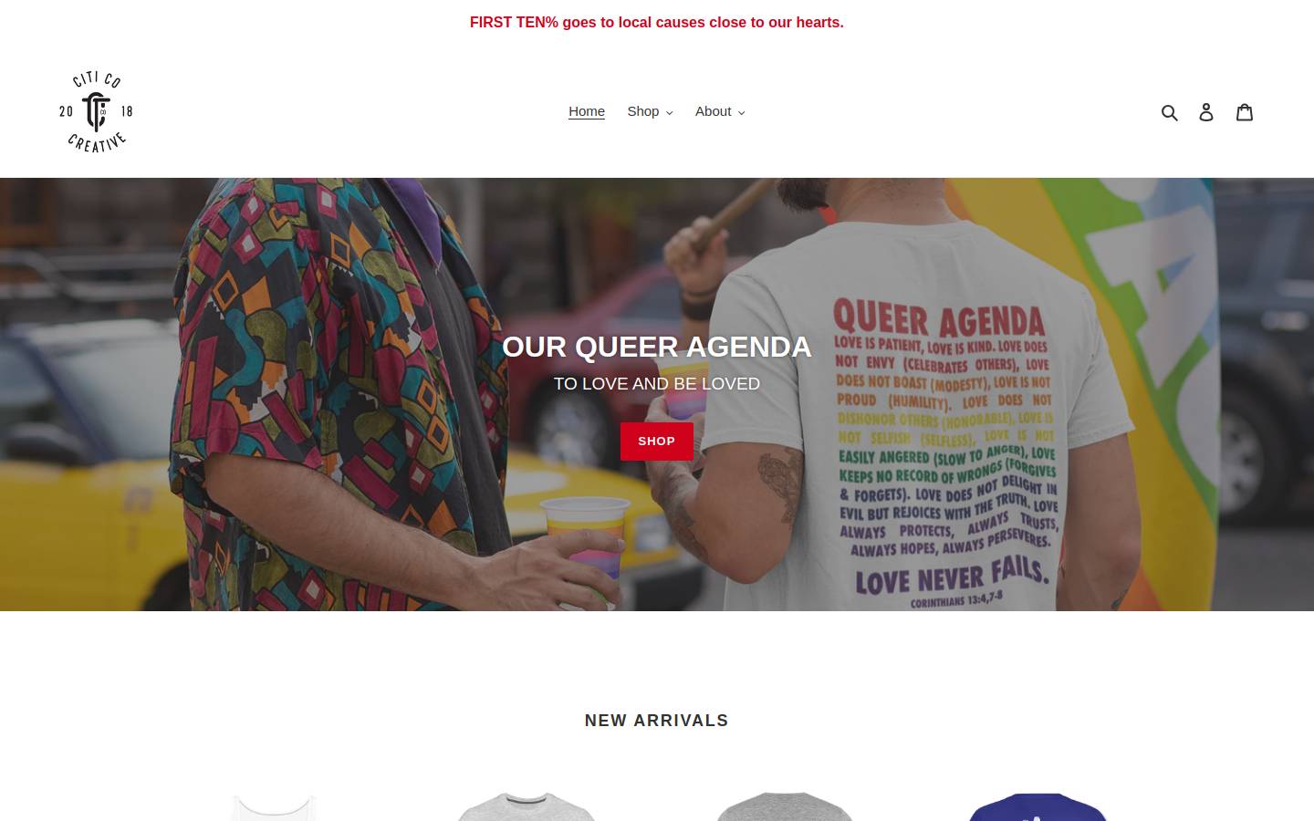citicocreative.com homepage screenshot