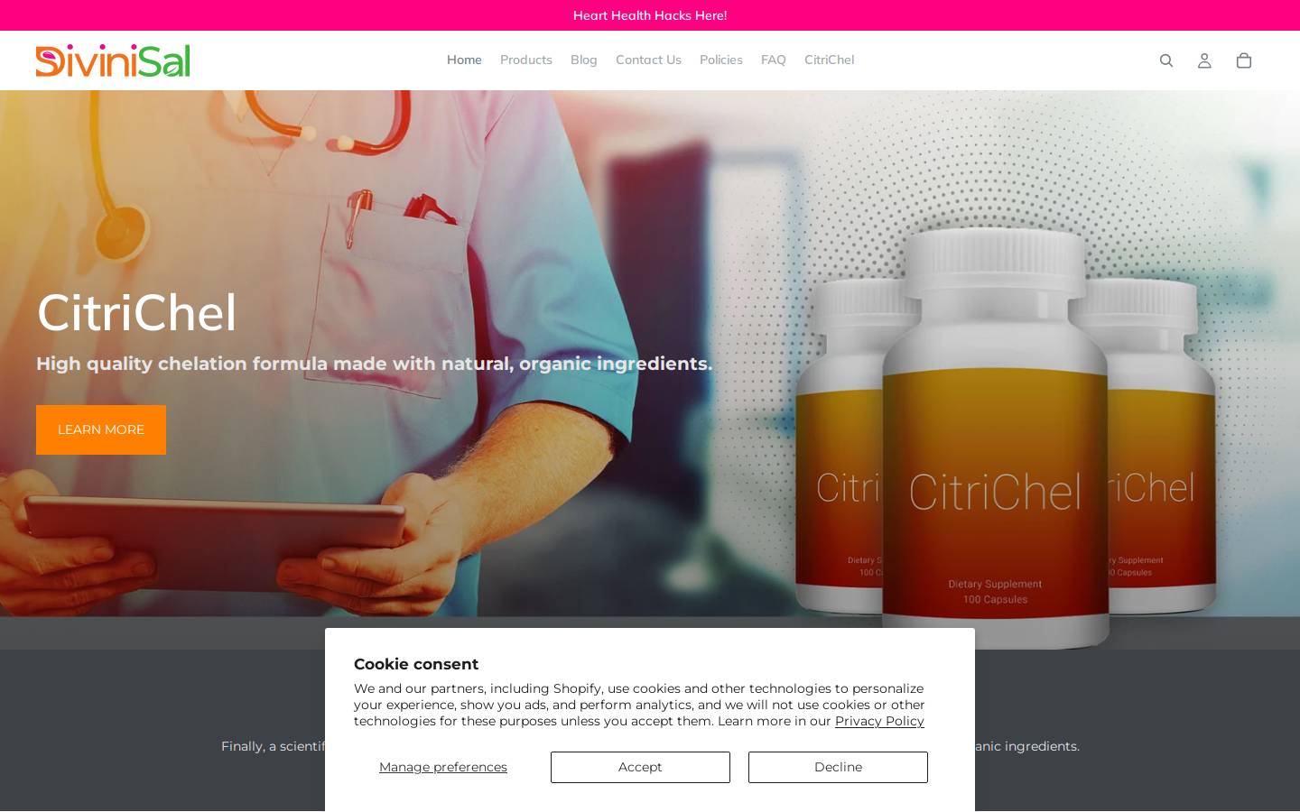 citrichel.com homepage screenshot