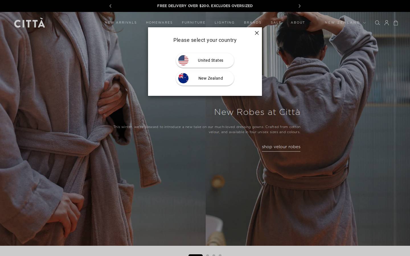 citta.com homepage screenshot