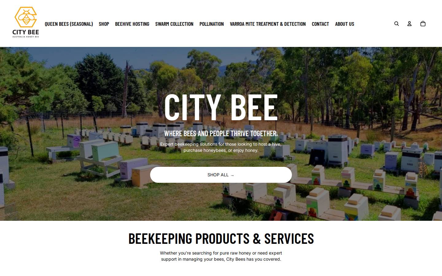 citybee.com.au homepage screenshot